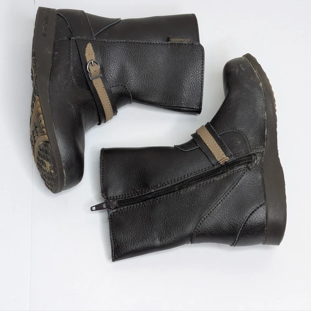 Pediped Brown Leather Boot 27 10T